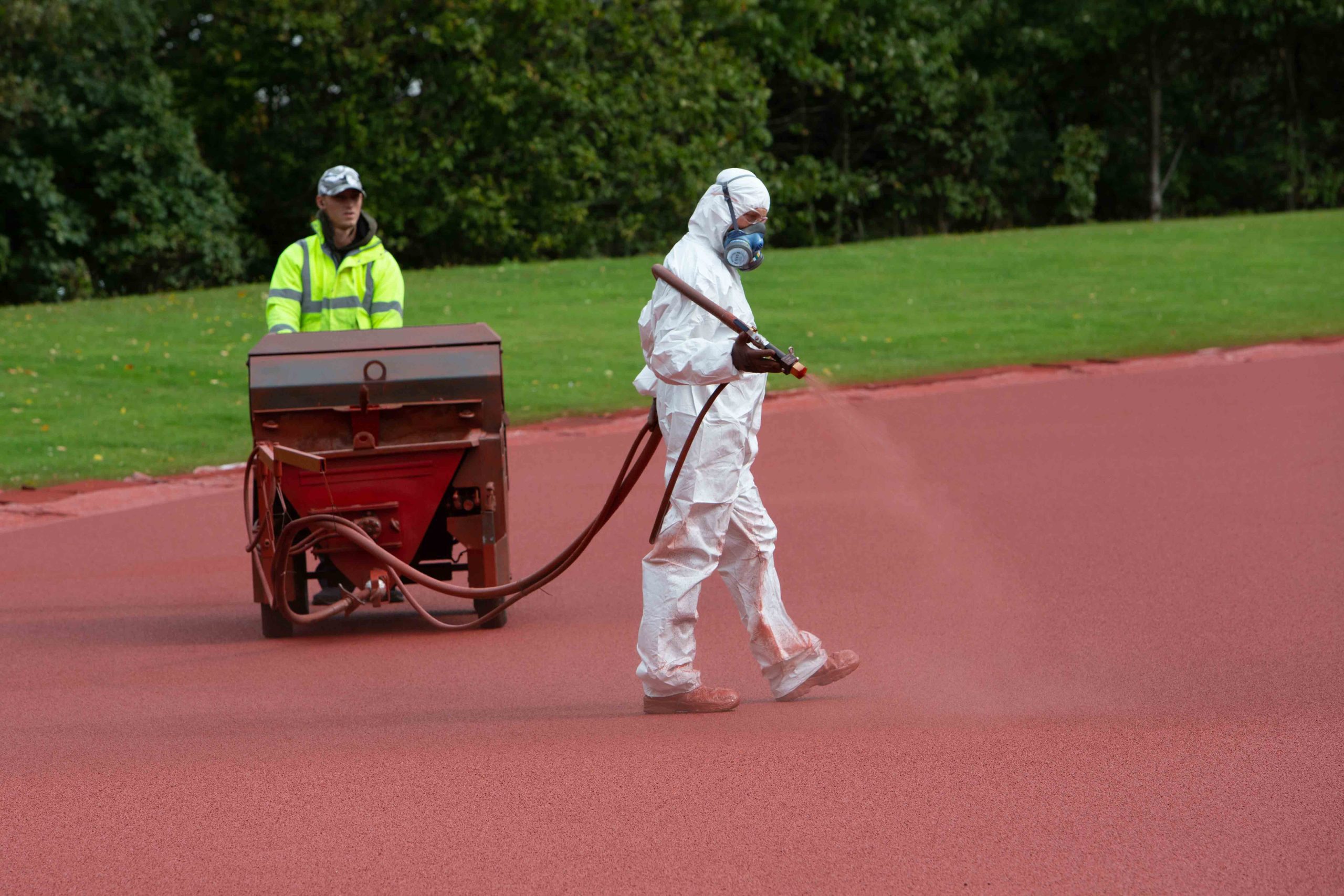 Track Repairs/Re-Spray & New Lines!